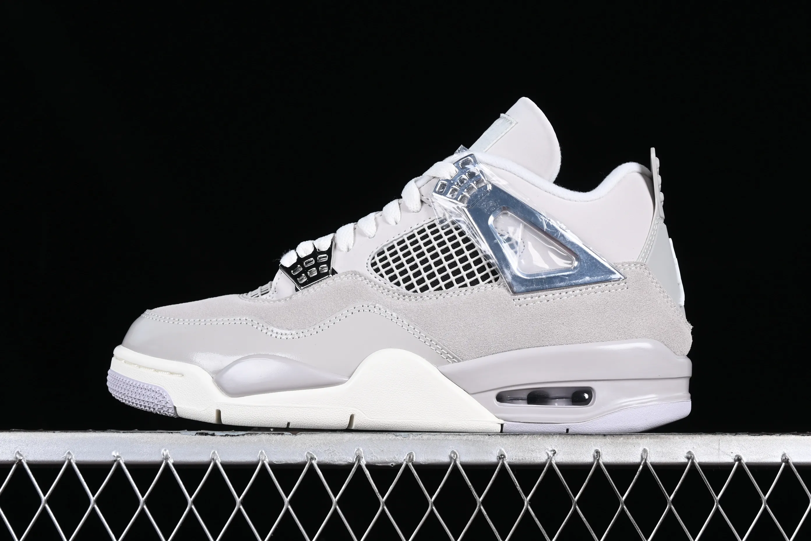 All categories Air Jordan Jordan series basketball shoes Air Jordan 4 OG version Air Jordan 4 Retro "Frozen Moments" AJ4 Joe 4 electroplated silver AQ9129-001